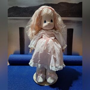 Adorable Pink Doll with Dress precious moments